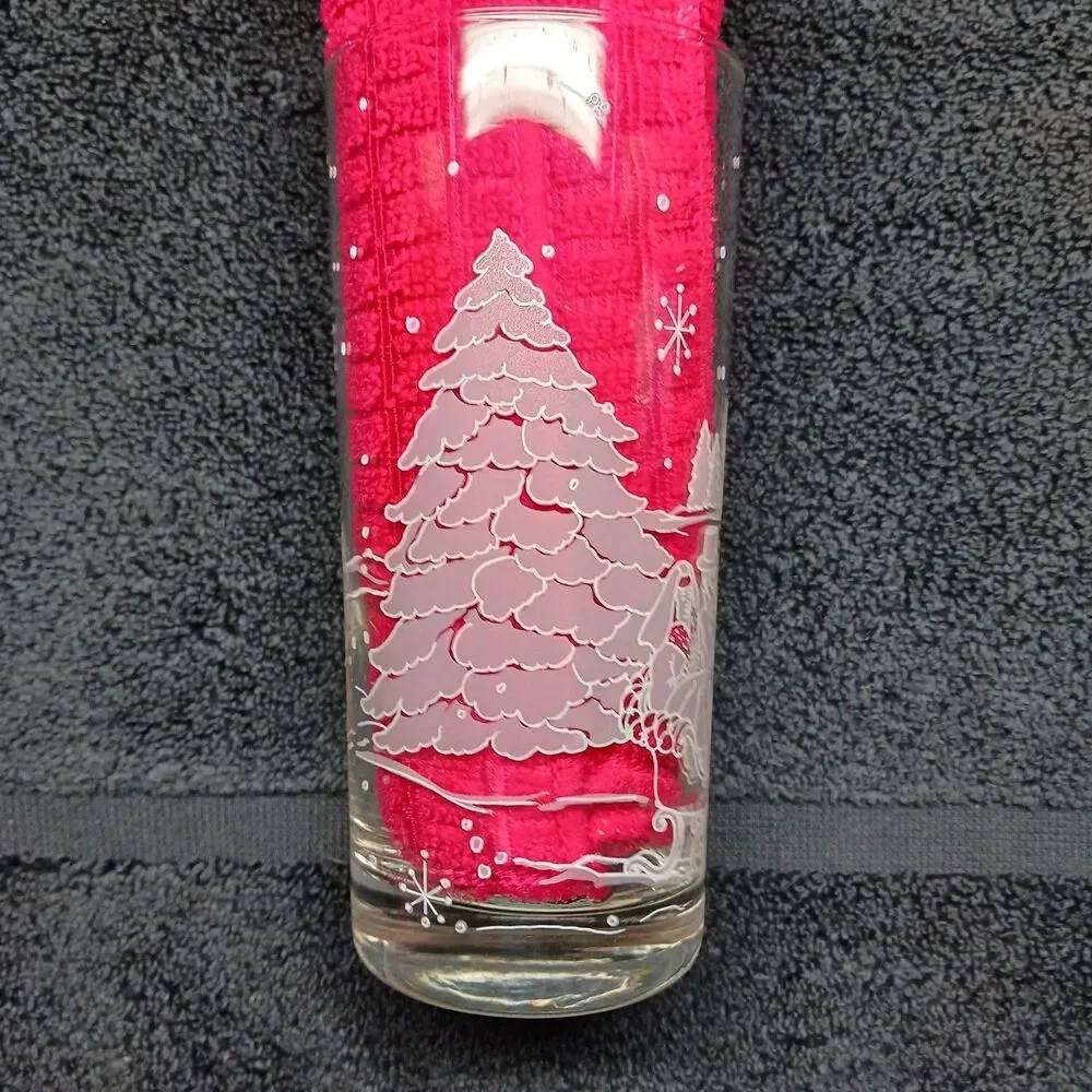 Avon Presidents Club 1995 Holiday Gift Set of 4 Christmas Glasses In Box NEW